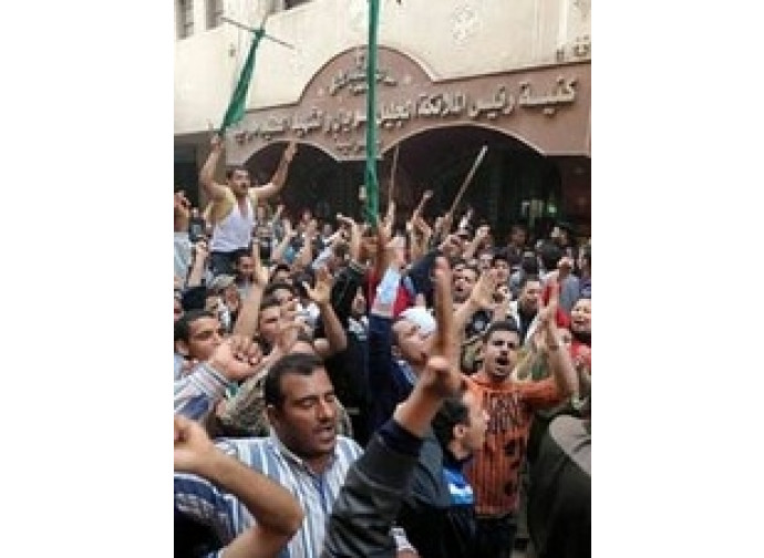 Copti in protesta